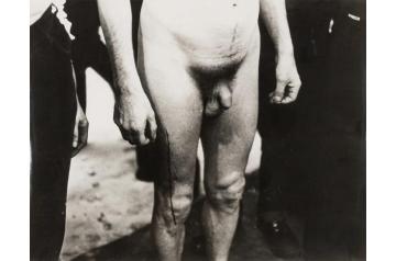 Günter Brus und Hermann Nitsch, Aktionsfoto 1/4 [ SAV26 ]