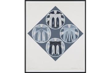 Robert Indiana, The Brooklyn Bridge   [KPMG]
