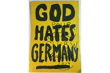 Martin Grandits, God Hates Germany   [Charity Rotary Kunstauktion 2025]