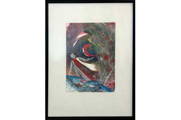 Christian L. Attersee, Mondgedicht  [Charity Rotary Kunstauktion 2025]