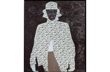 Amoako Boafo, Red Tulip Trench Coat