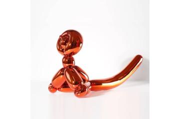 Jeff Koons, Ballon Monkey (Orange)  | Kunstmiete |