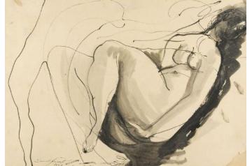 Ernst Fuchs, Damenakt [ SAV26 ]