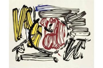 Roy Lichtenstein, Red and Yellow Apple | Kunstmiete |