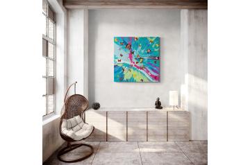 Damien Hirst, Gentle Zephyr | Kunstmiete |