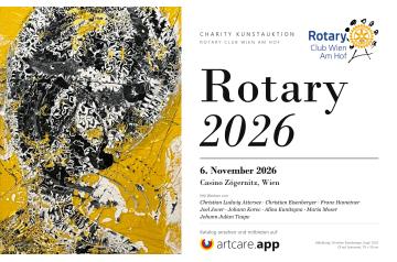 CHARITY KUNSTAUKTION  2026 ROTARY CLUB WIEN AM HOF